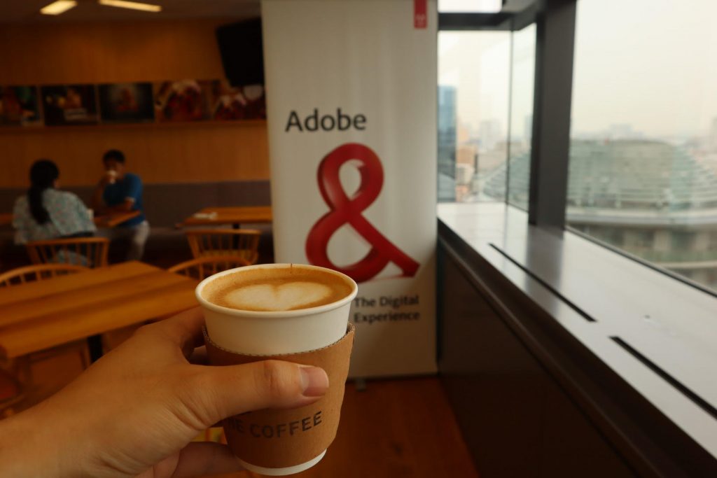 アドビ株式会社の社内イベントでTHE COFFEEが出張バリスタ