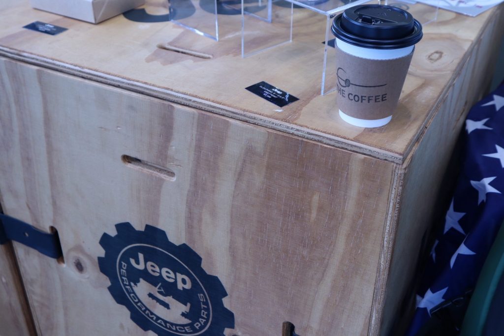体験価値を高める出張バリスタ アメリカ自動車メーカーJEEP ラングラーオフロード体験会でのご提案